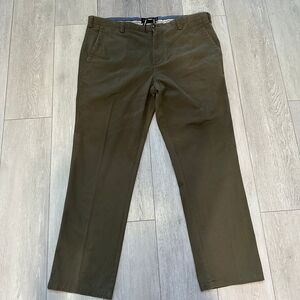 Black Brown 1836 mens trousers pants‎ business casual chinos green size 38x30